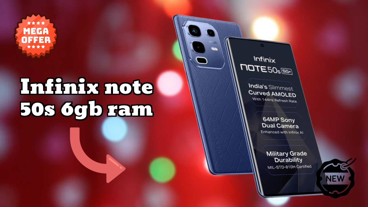 Infinix Note 50s 6GB RAM Price Drop Alert: Now at ₹14,999