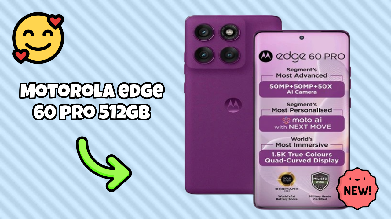 Motorola Edge 60 Pro 512GB at ₹39,999 - Best Features Highlighted