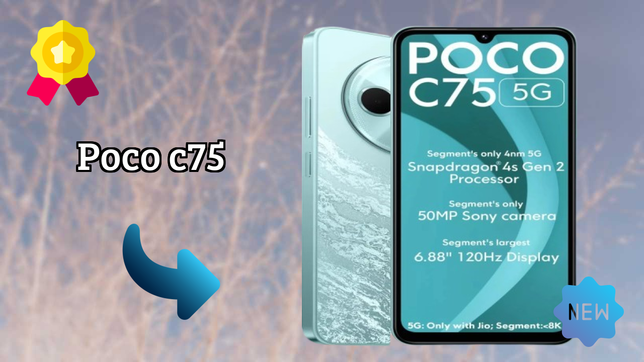 Poco Fans Alert: POCO C75 Massive Price Drop to ₹7,299