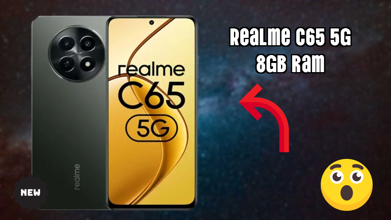 Realme C65 5G 8GB RAM Display Size: 6.67 Inches (16.94 Cm) Screen Quality