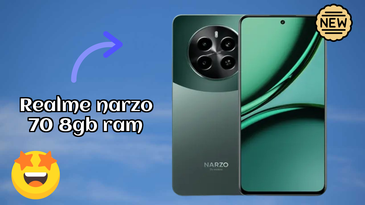 Realme Narzo 70 8GB RAM at ₹14,799 - Best Deal Available