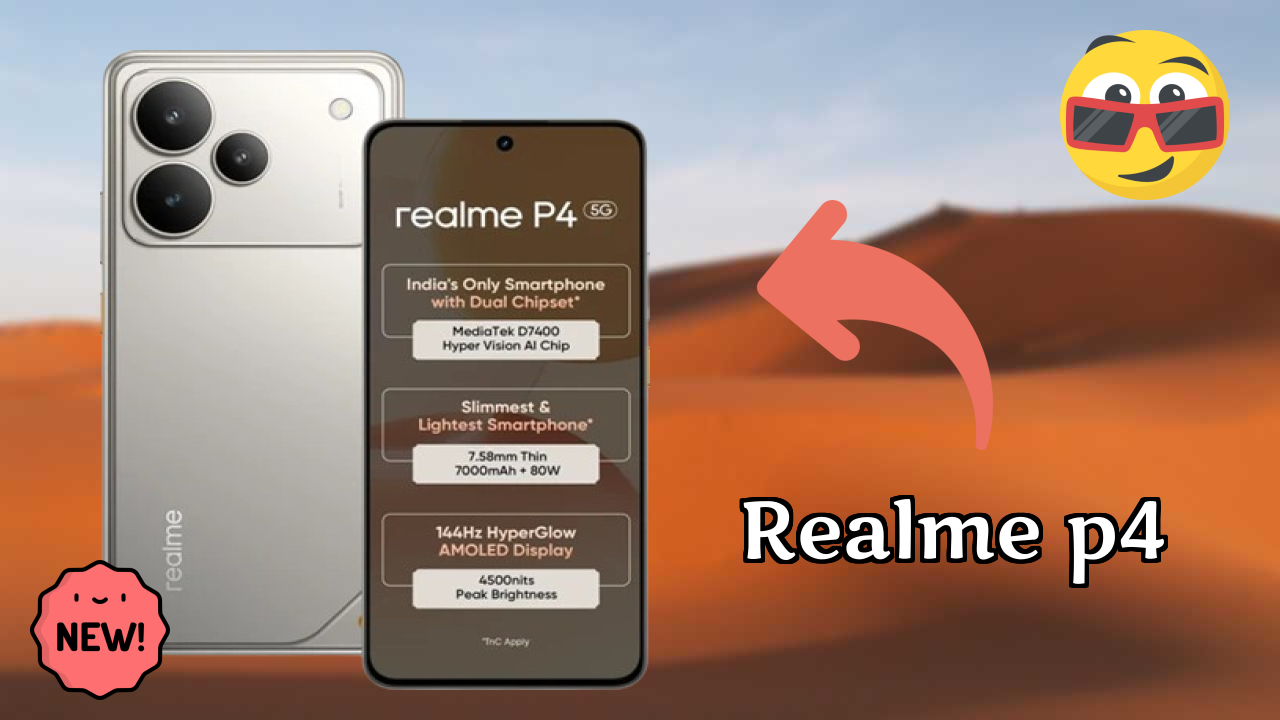 Realme P4 at ₹19,499 - Complete Specifications List
