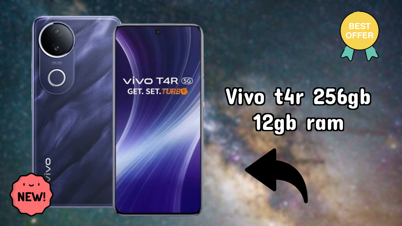Vivo T4R 256GB 12GB RAM at ₹24,998 - Complete Specifications List
